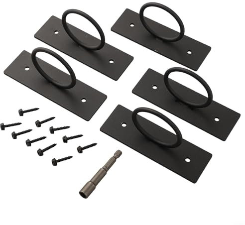 Support de corde d'extérieur pour garde-corps et terrasses avec vis pour l'installation