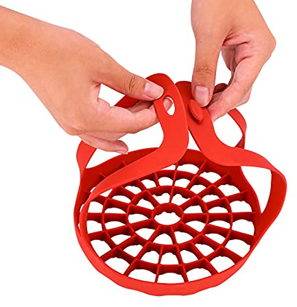Pressure Cooker Sling, Silicone Bakeware Sling Silicone Egg Steamer Rack Food Steamer Basket, For Pressure Cookers, Pans and Crock Pots