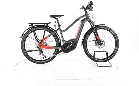 HAIBIKE E Bike Trekking 9 Trekking E-Bike Damen 27,5 Zoll Elektrofahrrad, Bosch 85 Nm 625 Wh, 11 Gänge, Hydraulische Scheibenbremse 159-167 cm schwarz (Generalüberholt)