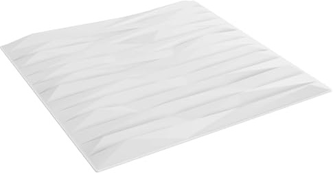 Ordellia Panel decorativo para pared (12 unidades, 50 x 50 cm, espuma XPS, para interior y techo, placa decorativa con textura, para pasillo, salón, cocina, baño, sótano, renovación)