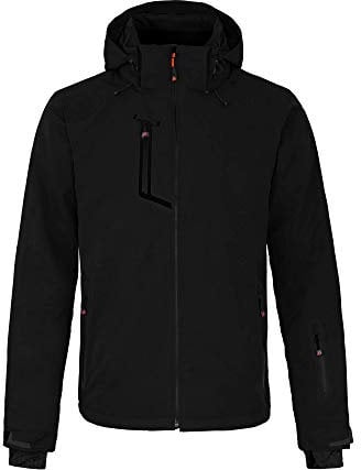 Bergson Nano Light | Herren Skijacke & Outdoorjacke, unwattiert, 20000 mm Wassersäule, Black [900], 48 - Herren