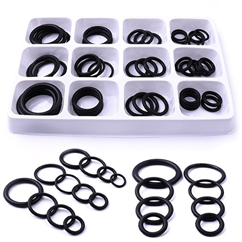 cheerbright 50pc Gummi O Ring Set Sortiment Kit für Automobile Hydraulik Druckluft Werkzeug Set
