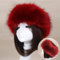 Damen Winter Stirnband, Wandern und Skifahren Haarzubehör, Winter Schneiderei, modische, verstellbare Hut im Freien. rot