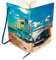 BRISA VW Collection - Volkswagen Notiz-Tage-Schreib-Buch, liniert im Hardcover-Einband im T1 Bus Design DIN A5 (Beachlife/Bunt)