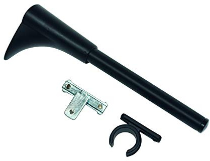 Gardinia Universal Wandträger, Inkl. Ring- und Kreuzadapter, Wandhalter, Für Gardinenstangen Ø 16 mm, Serie Memphis, Metall, Schwarz-Matt 32240