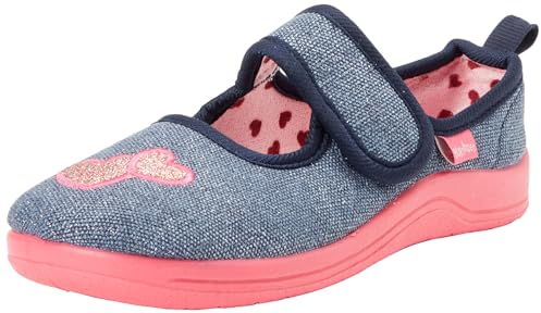 Playshoes Unisex Kinder Hausschuhe, Herz, 20/21 EU