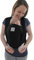 Babytragetuch mit Vordertasche inkl. Baby Wrap Carrier Tasche und Anleitung - langes elastisches Tragetuch für Früh- und Neugeborene Kleinkinder (Schwarz)