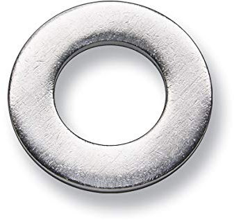 Rondelles Ø 8,4 mm DIN 125 forme A sans chanfrein en acier inoxydable A2.