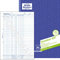 AVERY Zweckform 1226 Recycling Kassenbuch (A4, 100 Blatt, 1 Blatt Blaupapier, nach Steuerschiene 300, EDV-gerechte Datenerfassung, von Rechtsexperten geprüft, für DE, ordnungsgemäße Buchführung) weiß