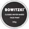 Bowitzki 30g pintura facial profesional cuerpo pintado cara pintada cara pintada agua pastel dividido seguro para niños y adultos Navidad de Halloween monocromática (Negro)