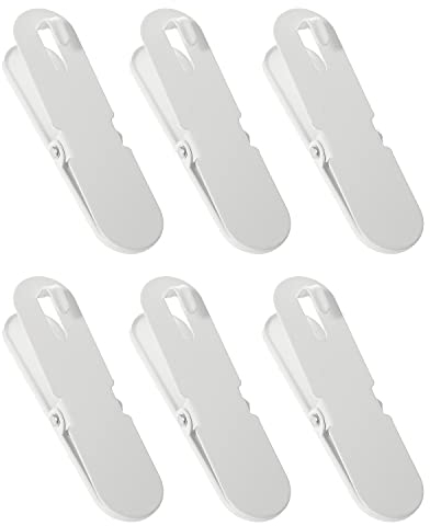 Ikea Skadis Clips (für Skadis Stecktafel), Weiß, 2 x 8 cm – 6 Stück