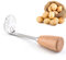 Binnan Presse Purée avec Poignée en Bois, Presse Fruit, Presse-Purée Manuel, Presse-Pommes de Terre, Gadgets de Cuisine