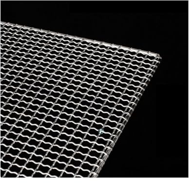 MMLFX Square BBQ Grill 304 Stainless Steel Mesh BBQ Grills Grate Grid Wire Rack Carbon Cooking Baking Net Barbecue 47 Sizes (Color : 50x50cm)