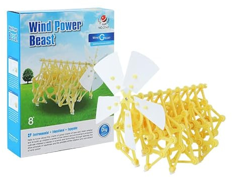 DIY Windkraftanlage Auto Automatik Bionisch Biest Mechanisch Montage Tier Spielzeug Wissenschaft und Technologie kleine Produktion