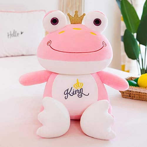 MEDFL 25/40/50/60cm mittel süße Froschpuppe Plüschtier Kleiner Froschprinz Stoffpuppe Puppe kleine Puppe für Mädchen 60 cm rosa