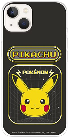 Schutzhülle für iPhone 14, offizielles Pokémon, Pikachu Videospiel, zum Schutz Ihres Handys, flexibles Silikon, offizielles Pokémon-Lizenzprodukt
