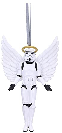 Nemesis Now Stormtrooper Engel zum Aufhängen, 13 cm, Kunstharz, Weiß