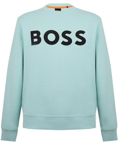 BOSS Herren WeBasicCrew, Turquoise/Aqua446, XL EU