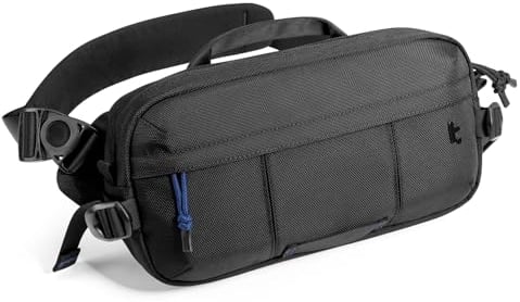 tomtoc 5,5L Heavy-Duty Herren Umhängetasche Passt Switch 2 2025, iPad mini, Steam Deck, ASUS ROG Ally, Schwerlast Crossbody Shoulder Bag Schultertasche Groß Sling Bag für Alltag, Wandern, Reise