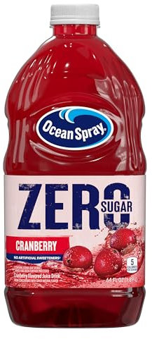Ocean Spray® Bevanda del succo di mirtillo rosso dello zucchero, bevanda del succo di mirtillo zuccherato con la stevia, bottiglia da 180ml