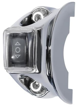 Motorrad-Bremslichtschalter Kupplungshalterungs-Steuerschalterknopf Für Har&Ley Touring Road Street Glide Softail Dyna Alle Modelle Ohne Air Rides (Color : Chrome)