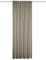 HOME WOHNIDEEN | Thermovorhang ESKAMIO beige | 225 x 135 cm