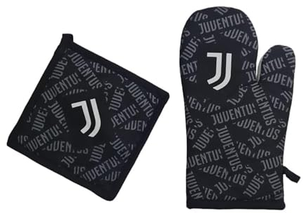 Hermet Set Barbecue Guanto da Forno e presina Juventus