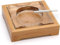 JUGALIADC Porte Cendres Cendrier en Verre Cendrier en Cristal Cigarettes 2 Couches Porte-cendrier pour Intérieur Extérieur Bureau à Domicile Facile à Nettoyer Bureau du Bar