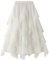 DGSHIRLDJO Tüllrock Damen Lang Elastische Elegant Vintage Tüll Rock A-Linie Mesh Swing Midirock für Alltag, Abschlussball