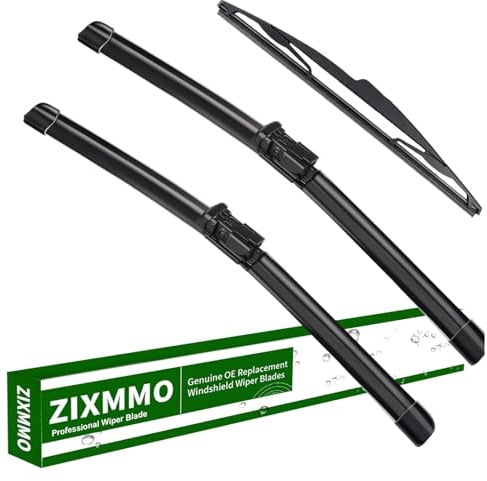 3 Fabrik-Wischerblätter, Ersatz für Ford Fiesta 2009–2012, 2013, 2014, 2015, 2016, 2017, Originalausrüstung, Scheibenwischerblätter-Set – 66 cm/38,1 cm/30,5 cm (3 Stück) Top Lock