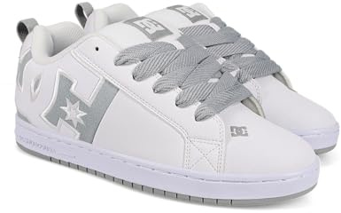 DC Shoes Court Graffik - Leather Shoes for Men - Schuhe - Männer - 43 - Weiss,