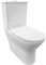BAIKAL Inodoro de Cerámica T6. WC Compacto a Suelo con Sistema Rimless y cisterna Monobloque con mecanismo de Doble Descarga. Sanitario completo con Salida Dual y Asiento con caída Amortiguada.