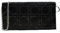 Dior Secondhand Schwarze Satin Cannage Perlen Clutch Tasche