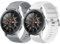 2 Pièces Bracelet Compatible avec Samsung Galaxy Watch 46mm/Watch 3 45mm/Huawei GT 2/GT 4 46mm, 22mm Souple Silicone Bracelet pour Samsung Gear S3 Frontier Homme (Gris/Blanc, 22mm)