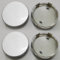 4 pcs Cache Moyeu pour Renault Clio 4 (IV) X98 I 2012-2019, Capuchon Central Modification Enjoliveur Centre de Jante Capuchons Plastique ABS Cache-Moyeu,60mm-Silver