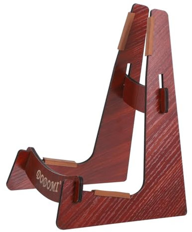 Warmhm Gitarrenständer Aus Holz Mit Abnehmbarem Design Tragbarer Bodengitarrenhalter Für Ukulele Und Kleine Musikinstrumente Vertikaler Gitarrenbodenständer Für Zuhause Und Bühne