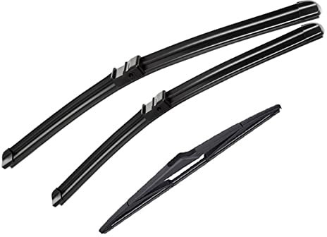 Juego de escobillas limpiaparabrisas Delanteras y traseras de 22 + 18 + 9 para Opel Astra H Hatchback de 3 Puertas (2004, 2005, 2006, 2007, 2008 y 2009)