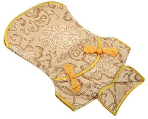 Alipis Pochette pour Bouteille De Vin en Soie Satinée Jaune Clair, Housse Décorative Chinoise Style Traditionnel, Emballage à Vin pour Mariage Et Fête, Étui Brodé en Tissu Chinois Ancien