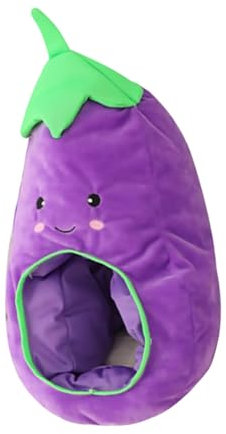 Holibanna 2 Pezzi berretto di melanzane costume per peluche cappelli da festa cappello da festa novità Signore o da costume berretto da materiale felpato Viola,porpora