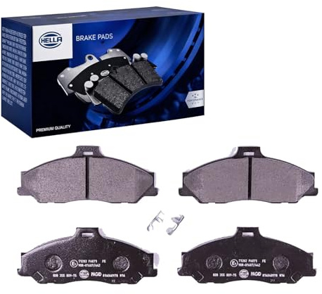HELLA 8DB 355 009-751 Bremsbeläge - mit akustischer Verschleißwarnung | Kompatibel mit: FORD RANGER, RANGER, MAZDA B-SERIE, BT-50 Pick-up