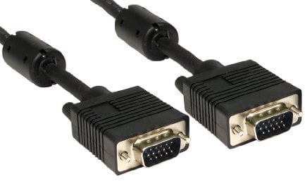 SVGA/VGA Monitor Cable MALE TO MALE Lead TRIPLE SHIELDED 15pin FULLY WIRED Different Lengths Short of Long 0.5m / 1m / 2m / 3m / 5m / 10m / 15m / 20m / 25m / 30m / 40m / 50m - By Guilty Gadgets