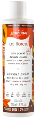 ACTIVILONG - Co-Wash Actiforce - Crema Lavante senza risciacquo - Capelli ricci e crespi - 97% di ingredienti naturali - Senza Silicone, Ni Solfato, Ni Olio Minerale - Made In France - 240ml