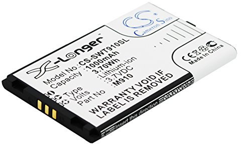 CS-SWT910SL Akku 1000mAh Kompatibel mit [Switel] M910 Ersetzt M910