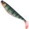 Balzer Shirasu Photo Print Shad 3D - Gummifisch zum Spinnfischen auf Hechte & Zander, Gummiköder, Softbait, Hechtköder, Gummishad, Länge/Gewicht:6cm / 4g, Farbe:Barsch Bloody