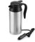 ONEVER Travel Kettle, 650ml 12V Portable Stainless Steel Car Electric Kettle with Sealed Rubber Band Car Heating Cup for Hot Water, Coffee, Travel, Home Use