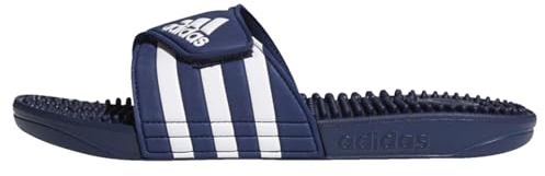 adidas Unisex Adissage Slides RUTSCHEN, Dark Blue/Cloud White/Dark Blue, 46 EU
