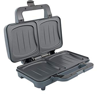 frifri Croque-Monsieur DUO'DWICH XXL - Appareil Extra-Large, Plaques Antiadhésives, Cuisson Rapide, Rangement Vertical/Horizontal, Nettoyage Facile - Noir