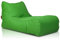 Ecopuf - Master Pouf Sessel Outdoor Chaise Longue - Sitzsack mit Staufach und Griff - Robuster Stoffsack - Entspannungssessel - Wohnungseinrichtung - 115x65x60cm, Grün M9