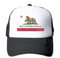 Waldeal Herren New California Republic Trucker Mesh Hat Verstellbare Baseball Cap, New California Republic – Schwarz, Einheitsgröße
