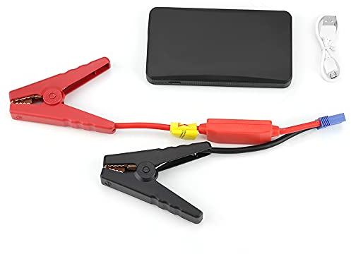 Banque de Puissance de Chargeur de Batterie de Moteur de démarreur de Saut de Voiture d' Portable 12V pour Le Moteur à Essence 3.0L(Noir)